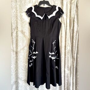 Spooky bats 50s flare swing dress